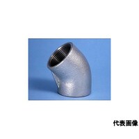 桑名金属工業 白 45°エルボ【バンド付】 ヒタチシロ45L_6A ※2個以上から注文可能(販売価格は1個単位の価格)