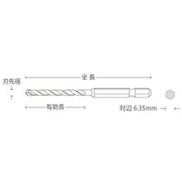 ユニカ RJ 充電インパクトドライバービット RJタイプ インパクトドライバビットRJ_3.4X90