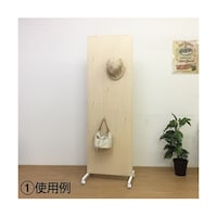 アズワン キャスター付きパンチングボードパーテーション 幅60cm 61574431