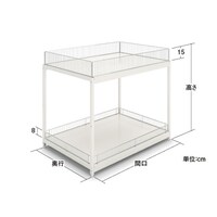 中日販売 ZY重量用2段ワゴンB