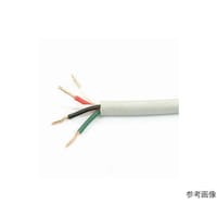 アズワン 【エコ商品】キャブタイヤケーブル 灰 1.25sq 4芯 EMECTF1.25SQX4CR