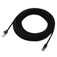 エレコム LANケーブル CAT8 メッシュ 10.0m ブラック LDOCM/BK100