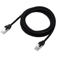 エレコム LANケーブル CAT8 メッシュ 2.0m ブラック LDOCM/BK20
