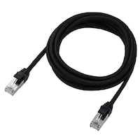 エレコム LANケーブル CAT7 メッシュ 2.0m ブラック LDTWSM/BK20