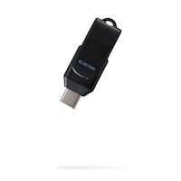 エレコム USBメモリ USB3.2(Gen1) TypeC 回転式 128GB ブラック MFCEU3128GBK/E