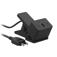 エレコム AC充電器 クリップ型 USB PD 67W USBC×2 USBA×1 ACケーブル一体 2m ブラック MPAAC11867BK