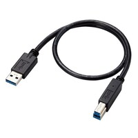 エレコム USB3.0ケーブル ABタイプ 仕様固定 0.5m ブラック USB3AB05BK/ID