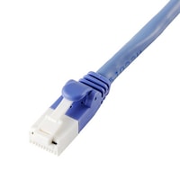 エレコム LANケーブル CAT6対応 EU RoHS指令準拠 爪折れ防止 簡易パッケージ仕様 0.15m ブルー LDGPT/BU015/RS