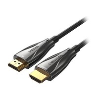 VENTION 業務用 オプティカルHDMI Male to Male HDケーブル 8K対応 25m 亜鉛合金タイプ HDCP対応 ブラック AL1214