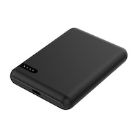 磁気研究所 空調作業服対応 極薄モバイルバッテリー 5,000mAh ブラック HD4MBTC5000CSBK