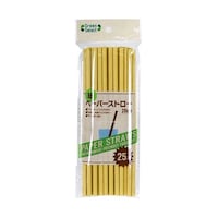 大和物産 【10セット】 GreenSelect エコペーパーストロー 25本 MMT62504X10