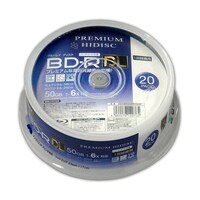 磁気研究所 10個セット PREMIUM BDR DL 1回録画 6倍速 50GB 20枚 スピンドルケース HDVBR50RP20SPX10