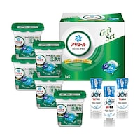 P&G アリエールジェルボール部屋干しギフトセット(ジェルボールプロ部屋干し5個・除菌ジョイコンパク 4282088