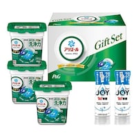 P&G アリエールジェルボール部屋干しギフトセット(ジェルボールプロ部屋干し3個・除菌ジョイコンパク 4282076