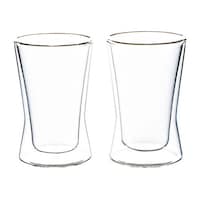 アズワン 耐熱二重ガラスタンブラーペアセット タンブラー(約270mL)(約φ80×120mm)×2 22509504