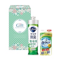 アズワン クオリティキッチンセット 花王キュキュット(220mL)・泡クリアスポンジ×各1 日本製 22554906