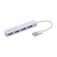 ナカバヤシ 【3セット】 4ポートUSB2.0ハブ ホワイト UH2354WX3