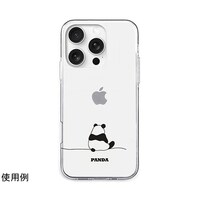 アズワン エイカン ソフトクリアケース for iPhone 16 Pro Max パンダ AK27014i16PM