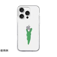 アズワン エイカン ソフトクリアケース for iPhone 16 Pro Max モグモグ ワニ AK27010i16PM