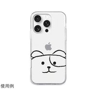 アズワン エイカン ソフトクリアケース for iPhone 16 Pro MYPETイヌ AK27018i16PR