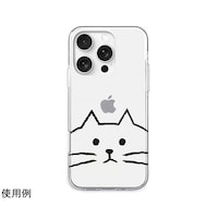 アズワン エイカン ソフトクリアケース for iPhone 16 Pro MYPETネコ AK27016i16PR