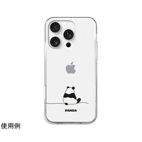 アズワン エイカン ソフトクリアケース for iPhone 16 Pro パンダ AK27013i16PR