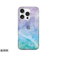 アズワン エイカン ソフトクリアケース for iPhone 16 Pro マーベラスマーブル ピンク AK27032i16PR