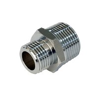 イシグロ IVALUE IVLND フレキ用異径ニップル 黄銅 IVLND_G1/2XR3/4