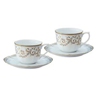 ノリタケ ソフィランス コーヒー碗皿ペアセット カップφ8.9×6.8cm、ソーサーφ15.7cm C6091564