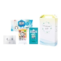 アズワン プレミアムギフトセット7(激落ち超厚流せるトイレクリーナー大判・メラミンスポンジ・鼻セレブポ 22555514