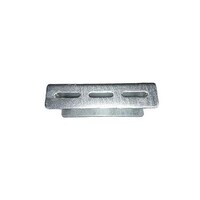 イシグロ A200FG プレスチャンネル(ドブメッキ)100×200×50×(10×45×3個)×(12×15)×16×100 A200FG_*