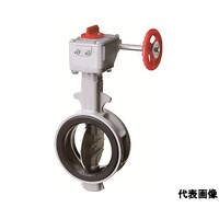 トモエバルブ K バタ弁【本体/FCD or FC・弁体/SCS・シート/NBR・ギア式】 700G2U/SCS_65A