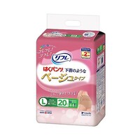 リブドゥコーポレーション リフレ はくパンツ 下着のようなベージュタイプ L 20枚×6袋 18924