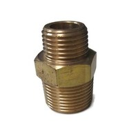 イシグロ 黄銅 異径六角ニップル BSBMRHXNI_10AX8A ※2個以上から注文可能(販売価格は1個単位の価格)