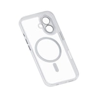 アズワン ミアック レンズガード一体型MagSafe対応クリアケース for iPhone 16 Plus スモーキークリア MA27201i16PL