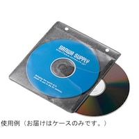 サンワサプライ 【50枚入×5セット】 ブルーレイディスク対応不織布ケース(リング穴付き・ブラック) FCDFRBD50BKX5