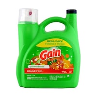P&G 【4本入】 香りつき洗剤 ゲインリキッド2X アイランドフレッシュ4.55L IPG0835X4