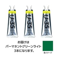 ターナー色彩 【3本×5セット】 U35 パーマネントグリーンライト60mL TURNER108757X5