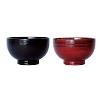 アズワン 食洗機対応 総刷毛目汁椀ペアセット 汁椀(約φ110×70mm)×2 22509608