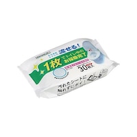 テラモト 流せるトイレ用ウェットシート CE4882100 1セット(30枚入) ※3セット以上から注文可能(販売価格は1セット単位の価格)