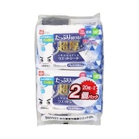 レック 【5セット】 水の激落ち 超厚ウエットシート20枚入 2個組 S00921X5