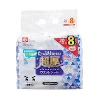 レック 【3セット】 水の激落ち 超厚ウエットシート20枚入 8個組 S00997X3