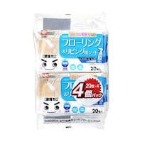 レック 【20枚入・4個パック×5セット】 Ba水の激落ちシートフローリング&リビング LE60217X5