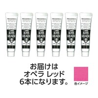 ターナー色彩 【6本×5セット】 アクリルガッシュ 11mL 24オペラレッド TURNER108810X5
