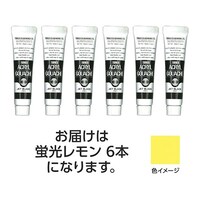 ターナー色彩 【6本×3セット】 アクリルガッシュ 11mL 202蛍光レモン TURNER108834X3