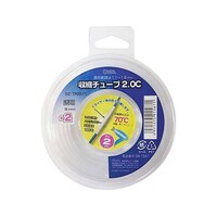 オーム電機 【10本セット】 収縮チューブ φ2mm クリア 2m 091567 DZTR20CX10