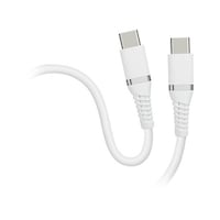 磁気研究所 【5本セット】 やわらかケーブル TypeC to TypeC ホワイト HDSTCC100W1WHX5