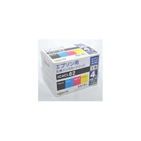 ワールドビジネスサプライ Luna Life エプソン用 互換インクカートリッジ IC4CL62 4本パック LN EP62/4P