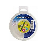 オーム電機 収縮チューブ φ1.5mm クリア 2m 091566 DZTR15C ※2セット以上から注文可能(販売価格は1セット単位の価格)