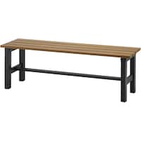 タカショー アルミ製ベンチ,屋外用ベンチ,アルミベンチ,軽量ベンチ,椅子 120 ナチュラルウッド